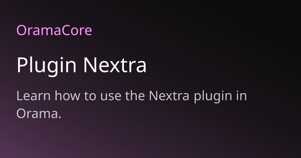 Plugin Nextra